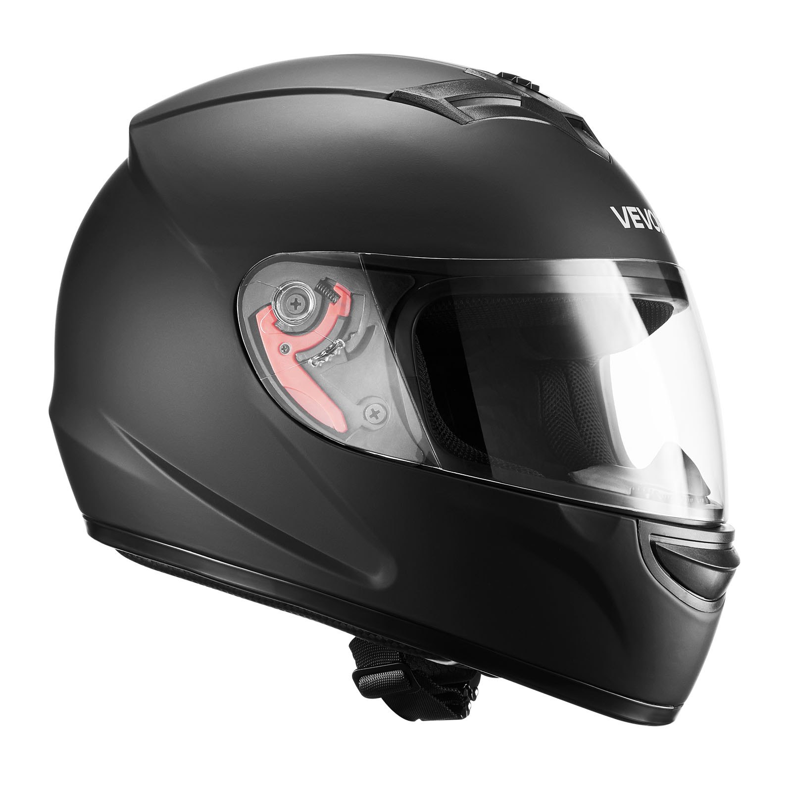 Dual Visor Motorcycle Racing Helmet - Casco da Moto Integrale per Adulti,