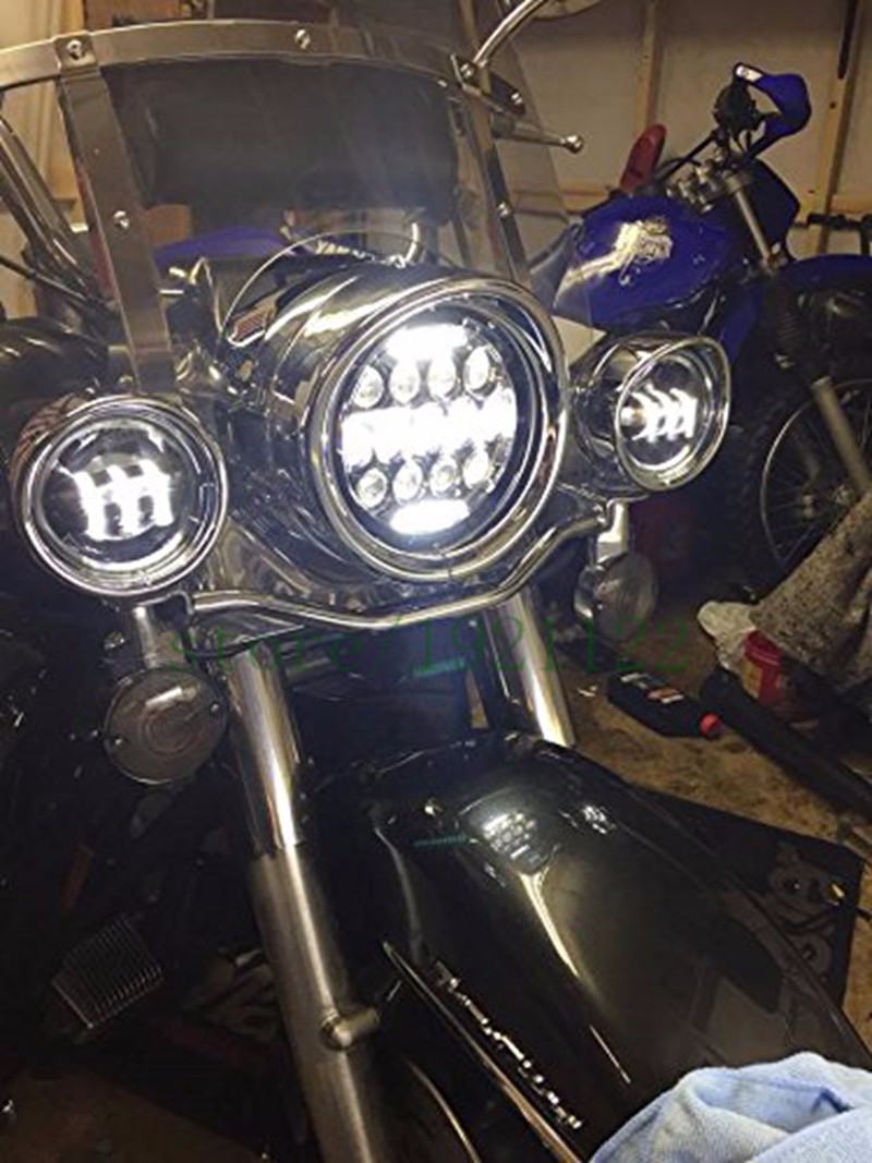 Faro per moto a LED da 7 polli - Universal Motorcycle Led Headlight Projector recensione e prezzo