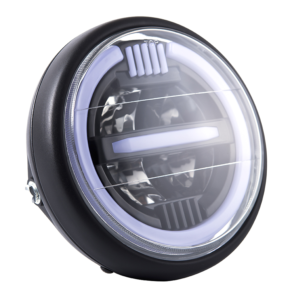 Faro universale per moto DRL H - Universal Motorcycle Led Headlight Projector recensione e prezzo