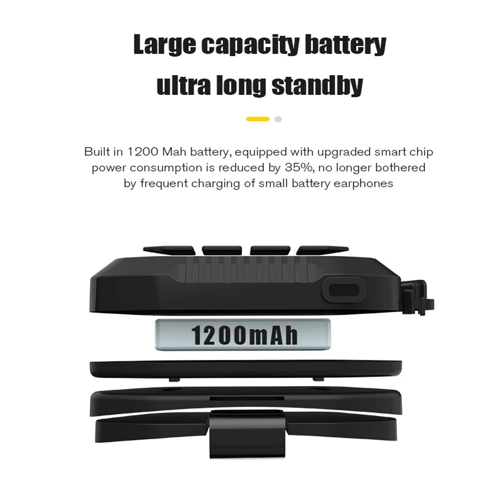 1200mAh casco Moto auricolare  - Full Face Motorcycle Helmet With Bluetooth recensione e prezzo