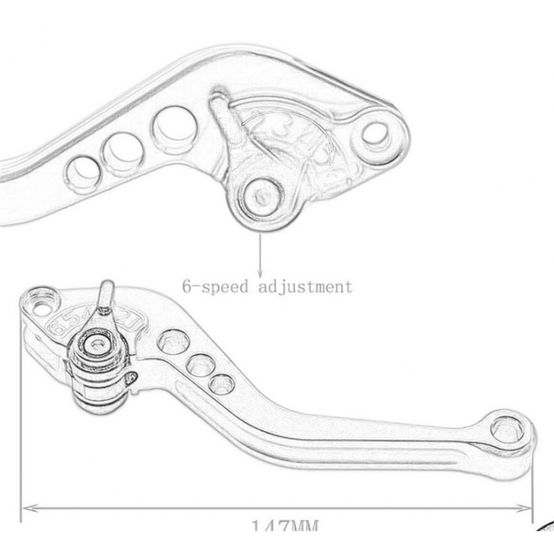Per Honda CBR600RR CBR 600RR C - Cnc Aluminum Adjustable Brake Clutch Levers recensione e prezzo
