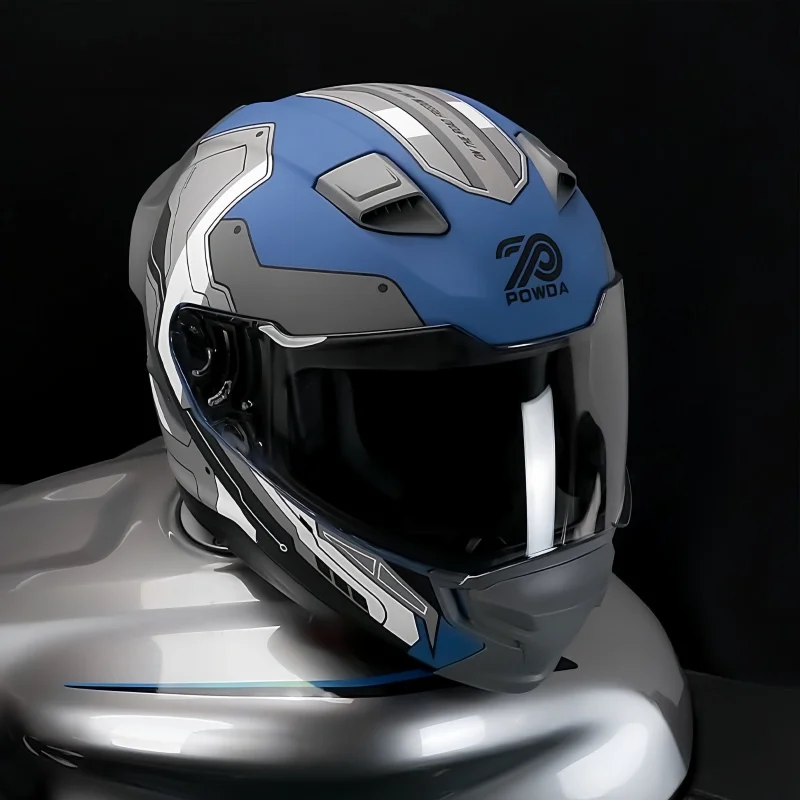 Casco integrale unisex per mot - Dual Visor Motorcycle Racing Helmet recensione e prezzo