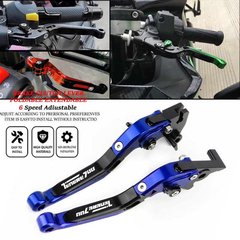 Adatto per Tenere 700/World Ra - Cnc Aluminum Adjustable Brake Clutch Levers recensione e prezzo
