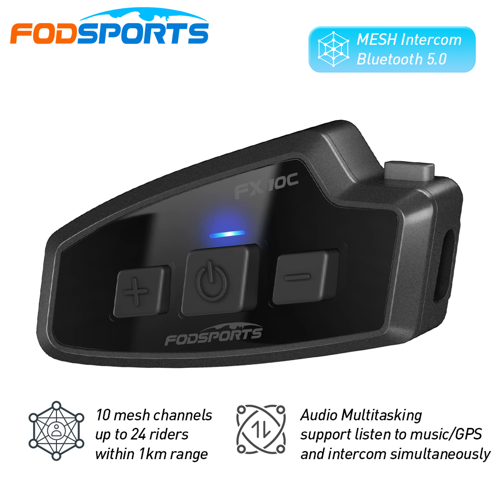 Fodsports FX 10C Moto Mesh Int - Full Face Motorcycle Helmet With Bluetooth recensione e prezzo
