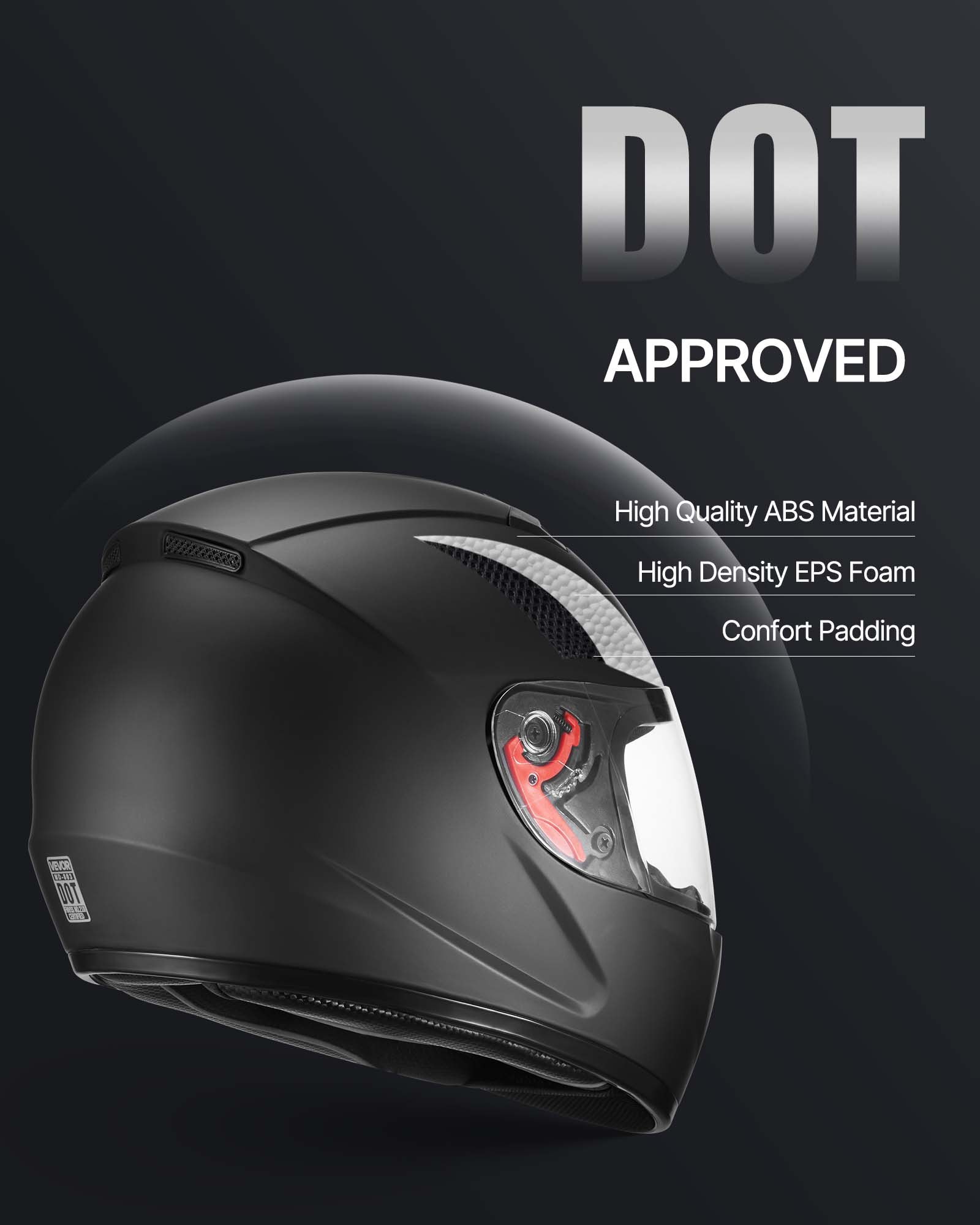 Casco da Moto Integrale per Ad - Dual Visor Motorcycle Racing Helmet recensione e prezzo